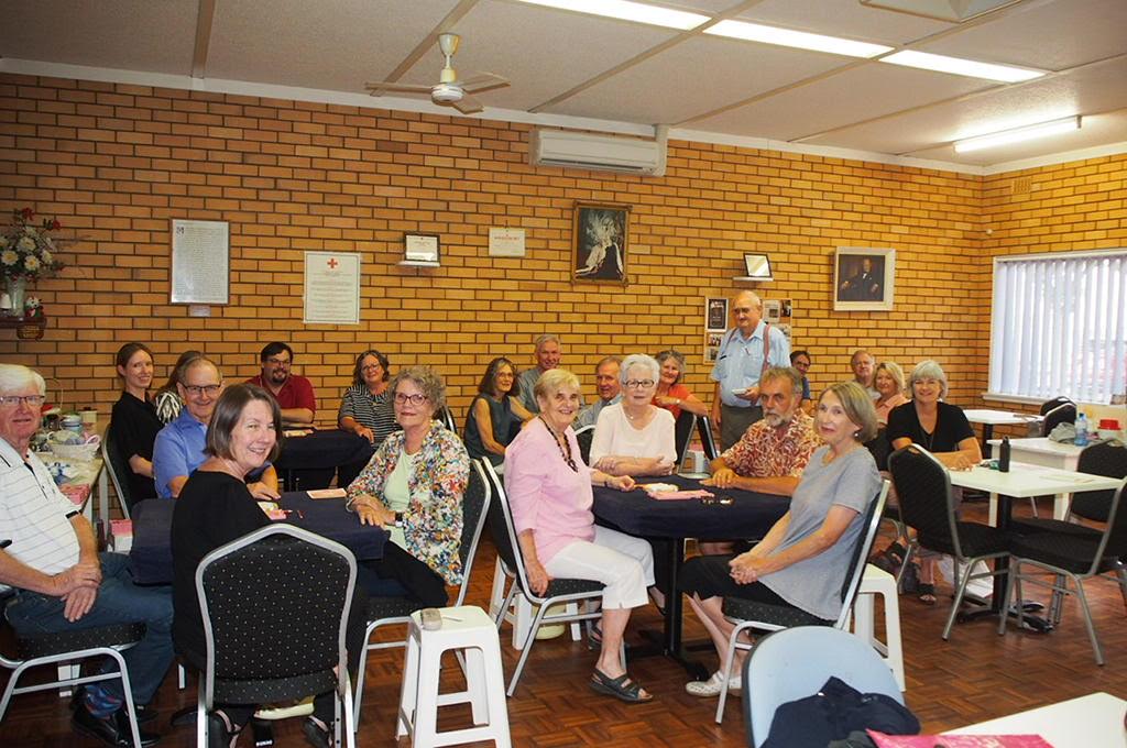 Inaugural Night at the Red Cross Centre.