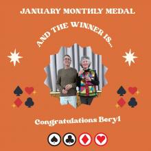 Monthly Medal winner January 2025